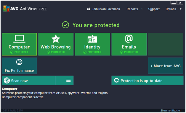 Phần mềm diệt virus AVG Anti-Virus Free
