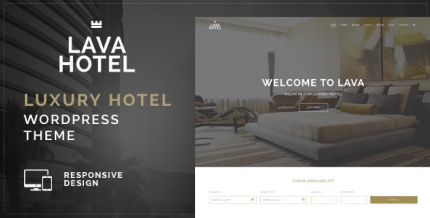 Theme wordpress Hotel Luxyry