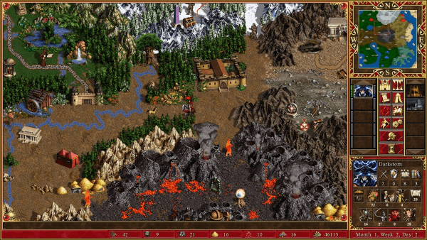 bản đồ game heroes of might and magic 3 rộng