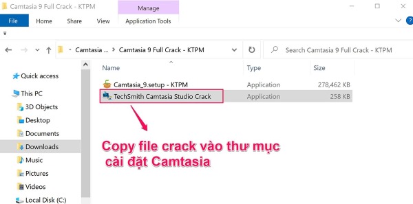 cách crack camtasia studio 9 full