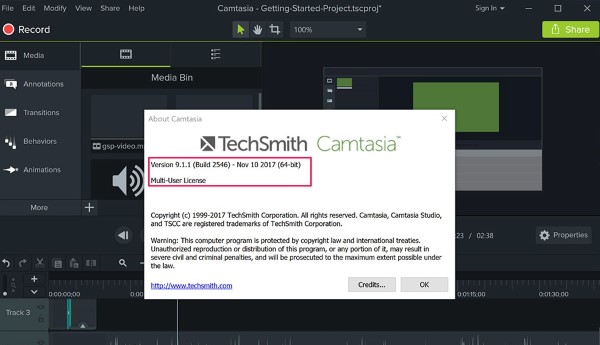 chạy setup camtasia portable 9 full key