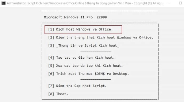 tổng hợp active win 11 professional