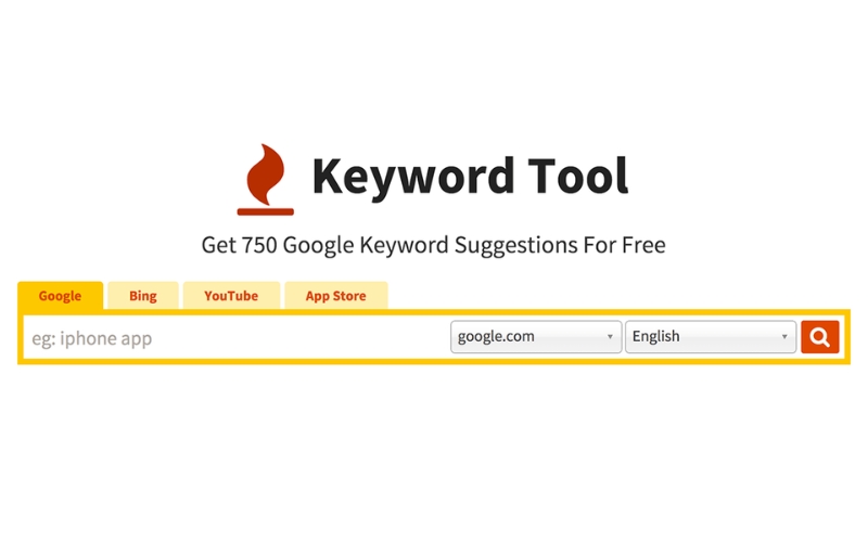 tìm key dài với keyword tool