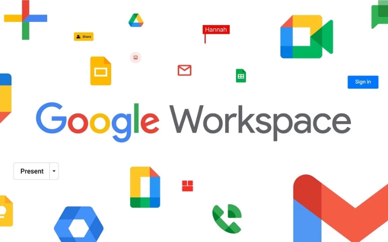 bộ phần mềm Google Workspace